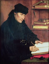Porträt von Erasmus von Rotterdam (1466-1536)